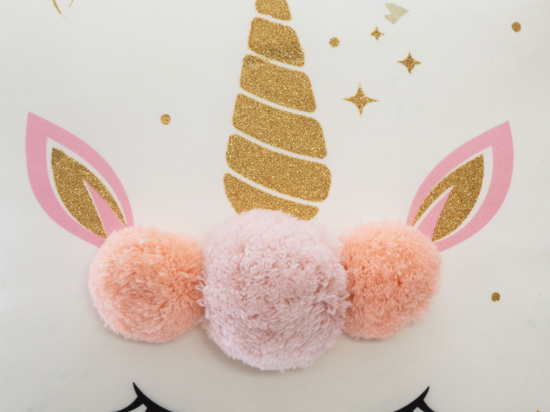 Cojin Magico Almohada De Unicornio Con Lentejuelas Cojín Unicornio